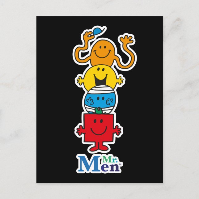 Mr. Men | Mr. Men Standing Tall Postcard (Front)