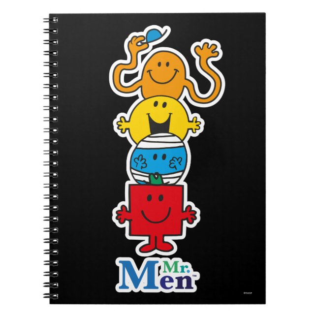 Mr. Men | Mr. Men Standing Tall Spiral Notebook (Front)