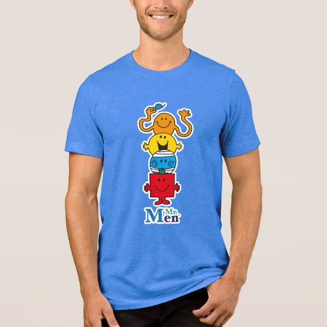 Mr. Men | Mr. Men Standing Tall Tri-Blend Shirt (Front)