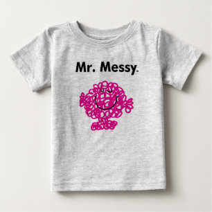Mr. Men Mr. Messy Is Cute, But Messy Baby T-Shirt