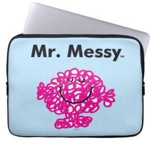 Mr. Men   Mr. Messy Is Cute, But Messy Laptop Sleeve