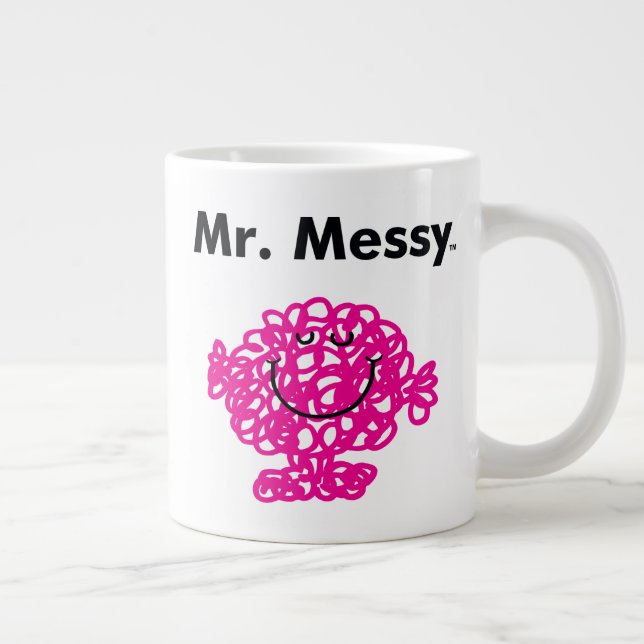 Mr. Men | Mr. Messy Is Cute, But Messy Large Coffee Mug (Right)