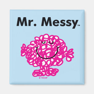 Mr. Men Mr. Messy Is Cute, But Messy Magnet