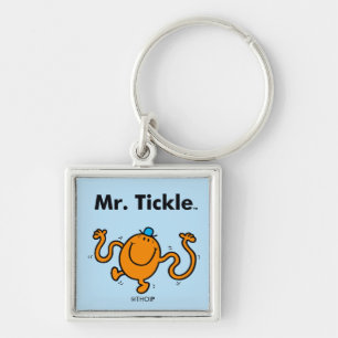 Mr. Men   Mr. Tickle Will Tickle Key Ring