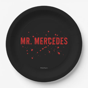 Mr. Mercedes Logo Paper Plate