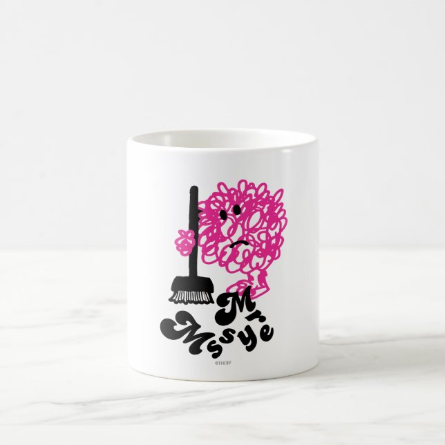 Mr. Messy | Broom & Name Coffee Mug (Center)