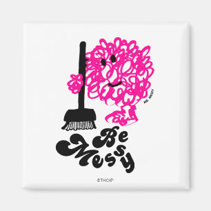 Mr. Messy Cleaning Up Magnet