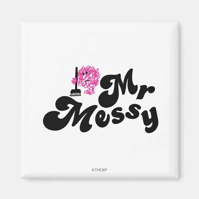Mr. Messy | Cleaning With Broom Magnet (Front)