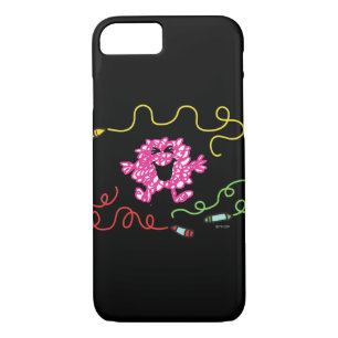 Mr. Messy Playing With Crayons iPhone 8/7 Case