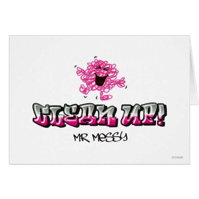 Mr. Messy Says Clean Up (Front Horizontal)