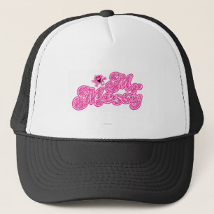 Mr. Messy Sparkling Pink Name Trucker Hat
