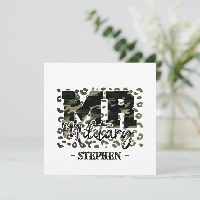 Mr. Military Camouflage (Standing Front)