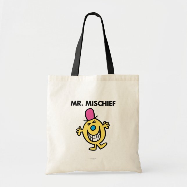 Mr. Mischief | Smiling Gleefully Tote Bag (Front)