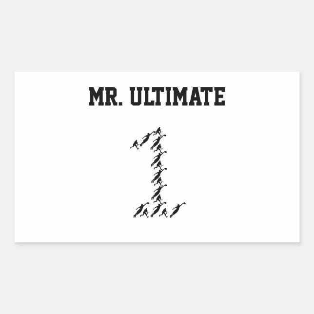 Mr./Miss Ultimate Rectangular Sticker (Front)
