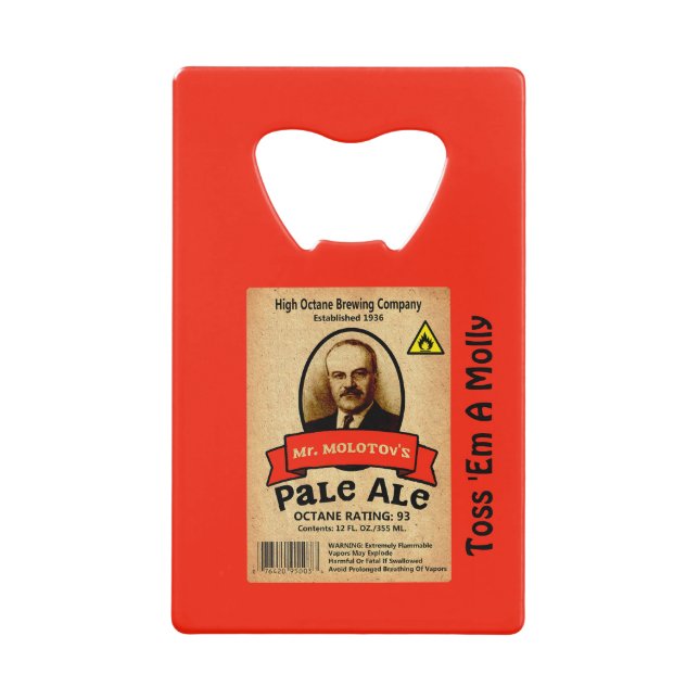 Mr. Molotov's Pale Ale Label (Front)