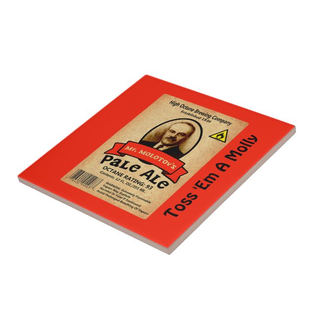 Mr. Molotov's Pale Ale Label Tile (Side)