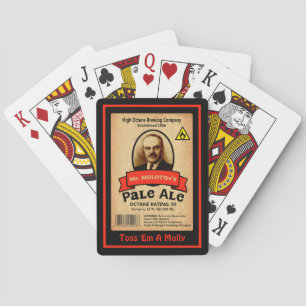 Mr. Molotov's Pale Ale Playing Cards