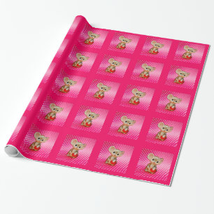 Mr. Mouse Plaid Wrapping Paper