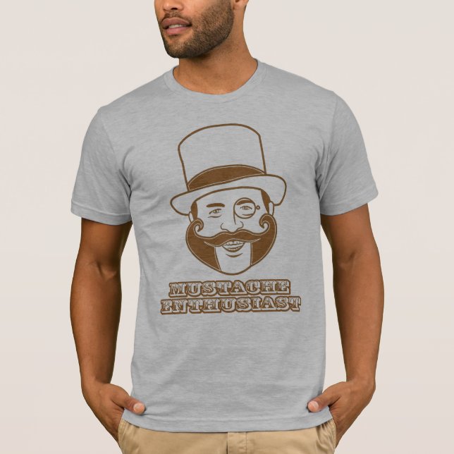 Mr. Moustache Man T-Shirt (Front)