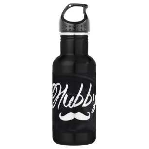 Mr Moustache newlywed Groom Honeymoon hubby 532 Ml Water Bottle