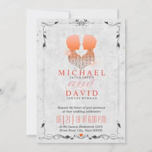 Mr.& Mr. - Gay Wedding Invitation