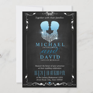 Mr.& Mr. - Gay Wedding Invitation