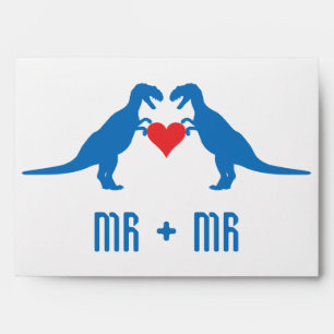 Mr+Mr - Love is Love Dinosaurs Envelopes