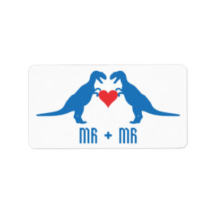 Mr+Mr- Love is Love Dinosaurs Label