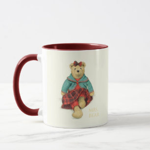 MR. & MRS. BEAR Maroon Combo Mug