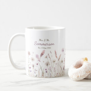 Mr & Mrs Bride Groom Just Married Gift Coffee Mug