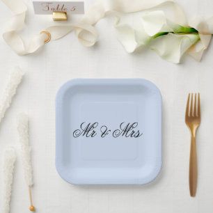 Mr & Mrs Change Your Plate Colour Font 1