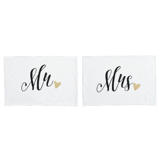 Mr. & Mrs. Chic Pillowcase (Front-Set)