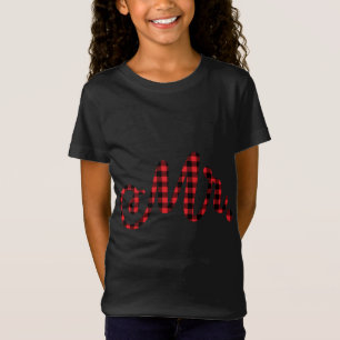 Mr Mrs Christmas Pajama Buffalo Plaid Holiday Coup T-Shirt