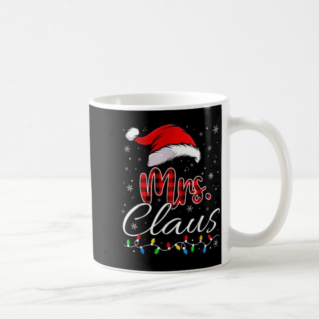 Mr Mrs Claus Christmas Couples Matching His And He Coffee Mug (Right)