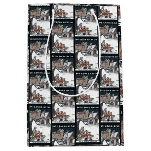 Mr. & Mrs. Claus How it All Began Medium Gift Bag