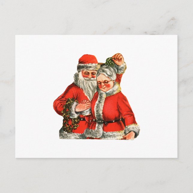 Mr. & Mrs. Claus Postcard (Front)