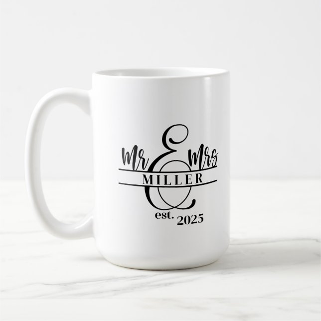 Mr. & Mrs. Coffee Mug (Left)