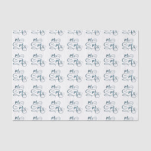 Mr. & Mrs. design Tissue Paper