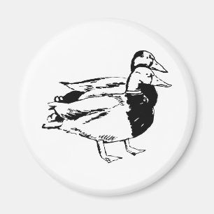 Mr & Mrs Duck Magnet