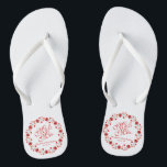Mr. & Mrs. Elegant Floral Wedding Flip Flops<br><div class="desc">For further customisation,  please click the "Customise" button and use our design tool to modify this template. If the options are available,  you may change text and image by simply clicking on "Edit/Remove Text or Image Here" and add your own. Designed by Sketchepedia / Freepik.</div>
