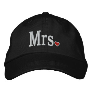 Mr & Mrs Embroidery Embroidered Cap