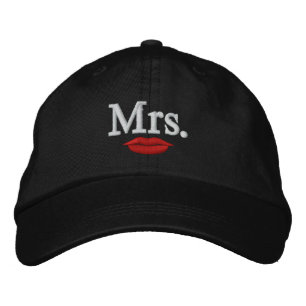 Mr & Mrs Embroidery Embroidered Cap
