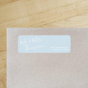 Mr. & Mrs.   Everyday Modern   Grey Return Address