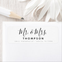 Mr. & Mrs. Everyday Style Return Address