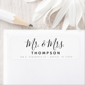 Mr. & Mrs. Everyday Style Return Address