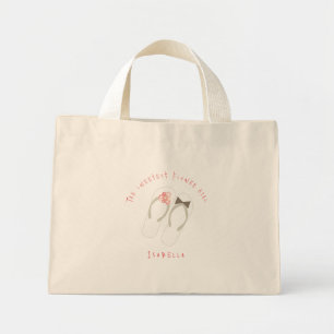 Mr & Mrs Flip Flops Flowers Beach Wedding Tote Bag