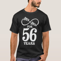 Mr. & Mrs. For 56 Years 56th Wedding Anniversary