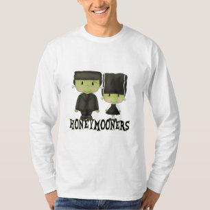 Mr. & Mrs. Franken Honeymooners Funny Halloween T-Shirt