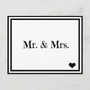 Mr. & Mrs. Invitation