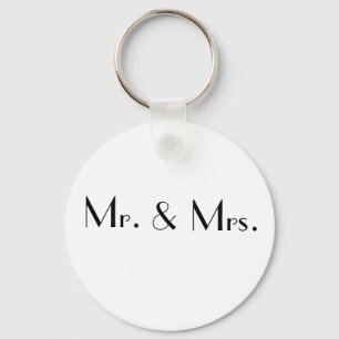 Mr., &, Mrs. Key Ring